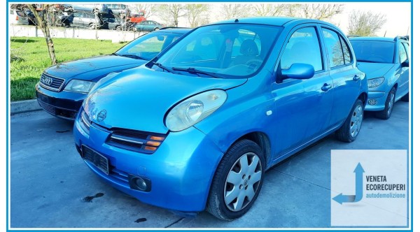 NISSAN MICRA K12E del 2004 parti usate e ricambi - Tipo Motore CR12