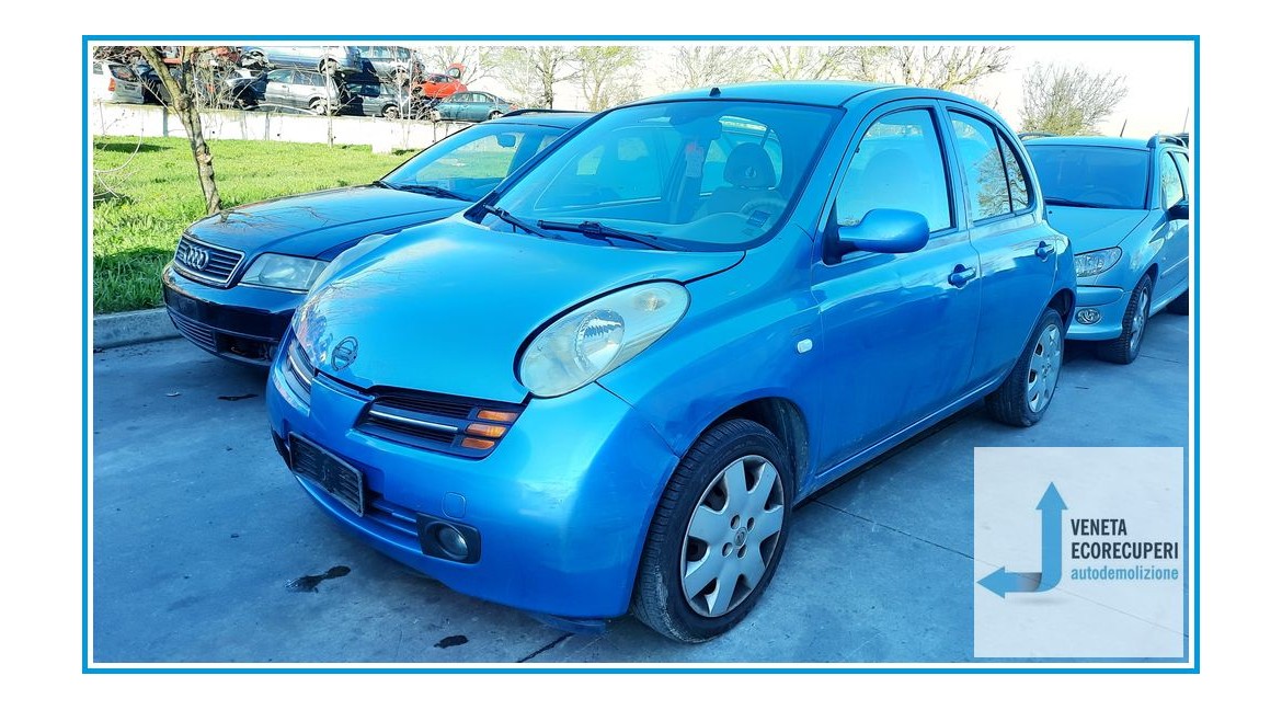 NISSAN MICRA K12E del 2004 parti usate e ricambi - Tipo Motore CR12