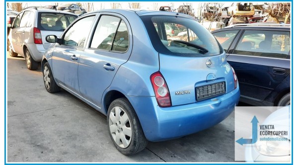 NISSAN MICRA K12E del 2004 parti usate e ricambi - Tipo Motore CR12