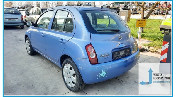NISSAN MICRA K12E del 2004 parti usate e ricambi - Tipo Motore K9K