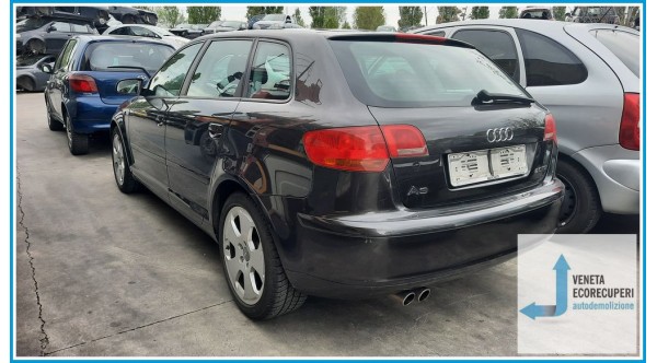 AUDI A3 8P del 2007 parti usate e ricambi - Tipo Motore BMN