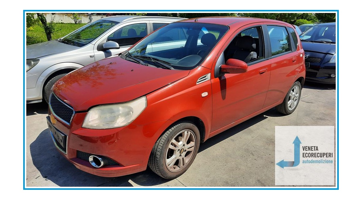 CHEVROLET (DAEWOO) AVEO T250 del 2009 parti usate e ricambi - Tipo Motore B12D1