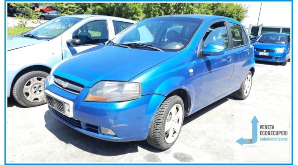 CHEVROLET (DAEWOO) KALOS T200 del 2007 parti usate e ricambi - Tipo Motore B12S1