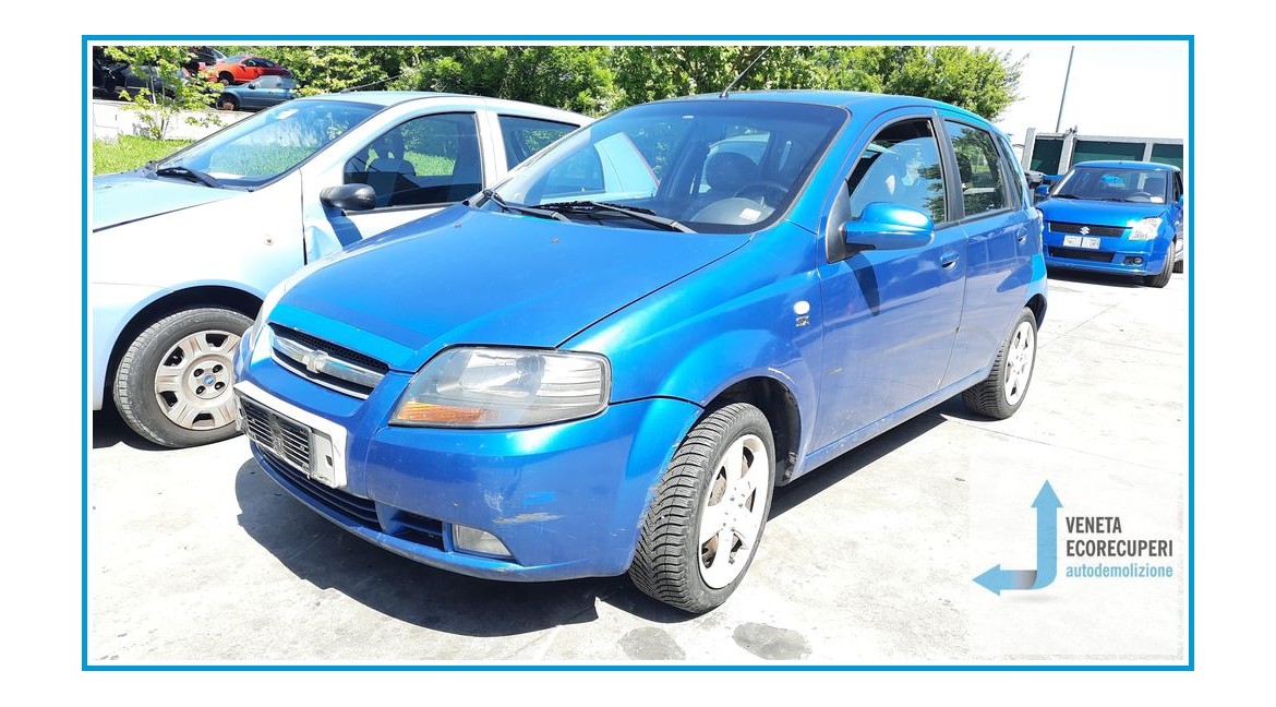 CHEVROLET (DAEWOO) KALOS T200 del 2007 parti usate e ricambi - Tipo Motore B12S1