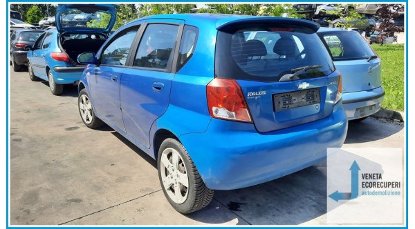CHEVROLET (DAEWOO) KALOS T200 del 2007 parti usate e ricambi - Tipo Motore B12S1
