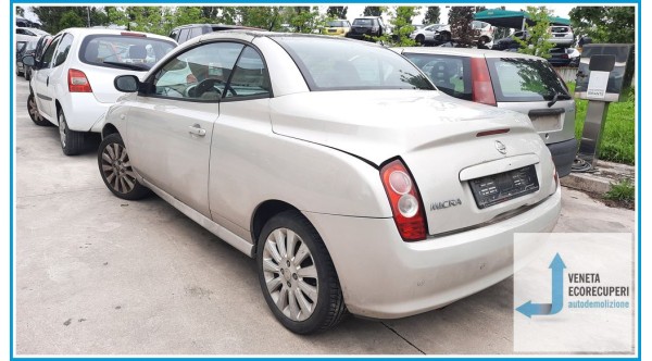 NISSAN MICRA CK12E del 2008 parti usate e ricambi - Tipo Motore HR16