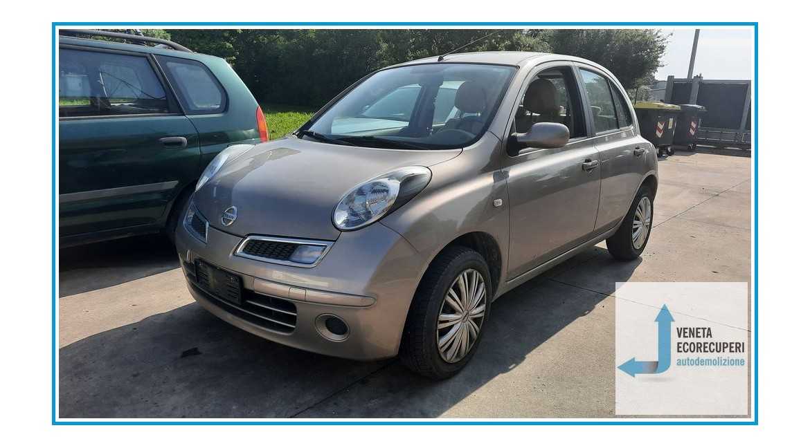 NISSAN MICRA K12E del 2009 parti usate e ricambi - Tipo Motore CR12