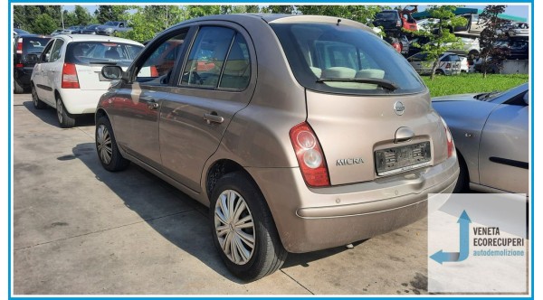 NISSAN MICRA K12E del 2009 parti usate e ricambi - Tipo Motore CR12