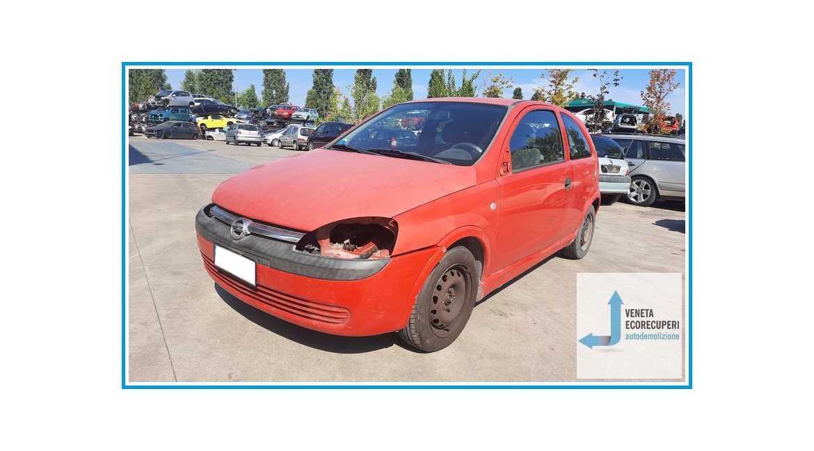 OPEL CORSA X01 del 2002 parti usate e ricambi