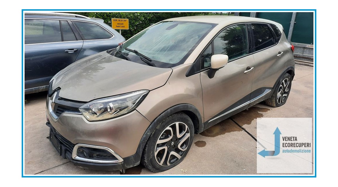 RENAULT CAPTUR del 2014 parti usate e ricambi - Tipo Motore K9KB6