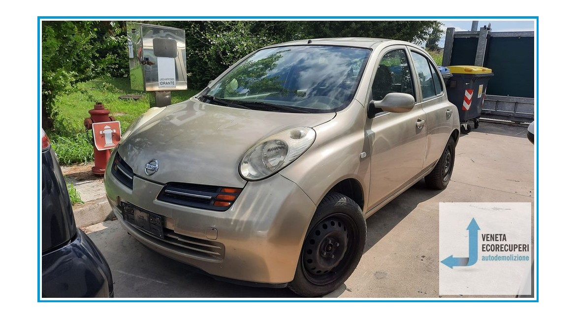 NISSAN MICRA K12E del 2004 parti usate e ricambi - Tipo Motore K9K