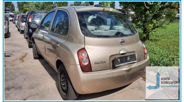 NISSAN MICRA K12E del 2004 parti usate e ricambi - Tipo Motore K9K