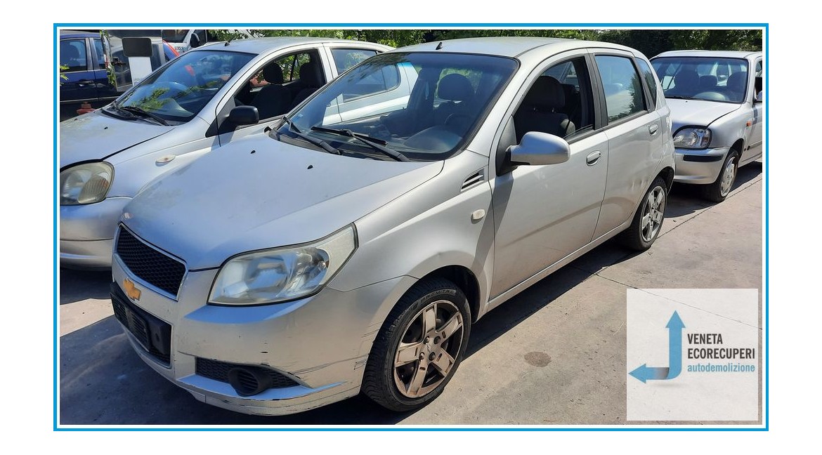 CHEVROLET (DAEWOO) AVEO T250 del 2009 parti usate e ricambi - Tipo Motore B12D1