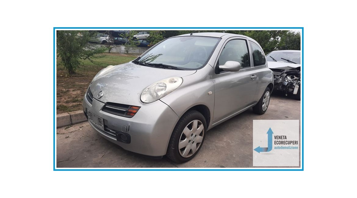 NISSAN MICRA K12E del 2003 parti usate e ricambi