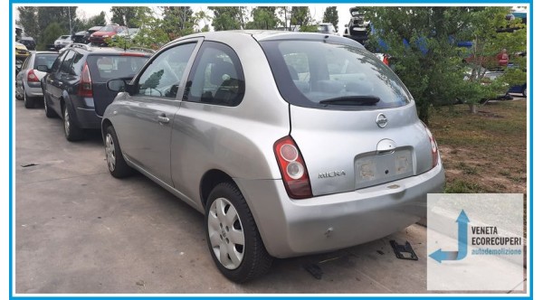 NISSAN MICRA K12E del 2003 parti usate e ricambi