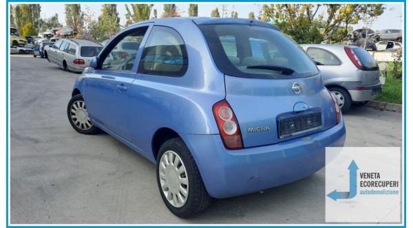 NISSAN MICRA K12E del 2004 parti usate e ricambi