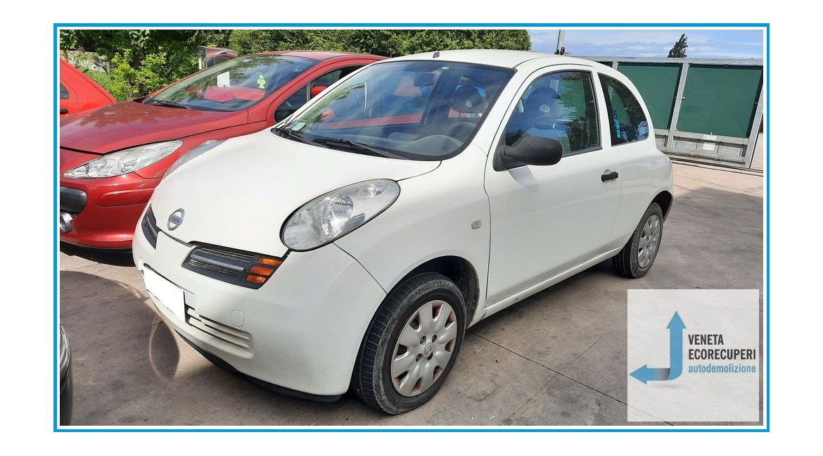 NISSAN MICRA K12E del 2003 parti usate e ricambi - Tipo Motore CR10