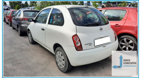 NISSAN MICRA K12E del 2003 parti usate e ricambi - Tipo Motore CR10