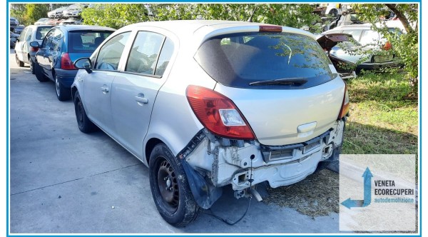 OPEL CORSA S07 del 2009 parti usate e ricambi - Tipo Motore Z12XEP
