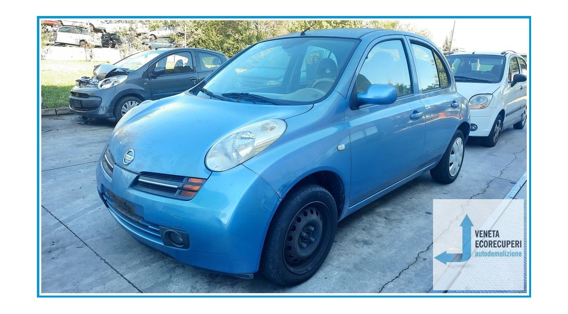 NISSAN MICRA K12E del 2005 parti usate e ricambi - Tipo Motore CR12
