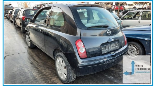 NISSAN MICRA K12E del 2005 parti usate e ricambi