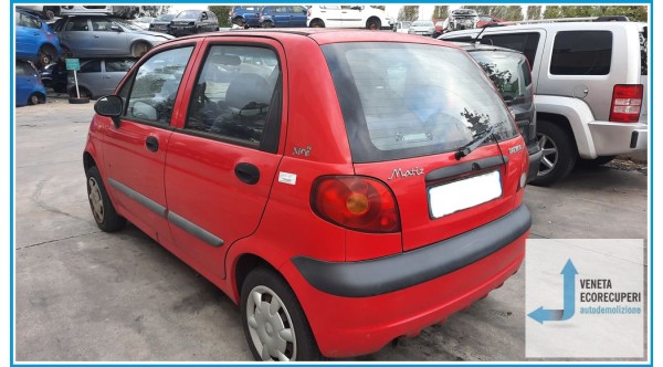 CHEVROLET (DAEWOO) MATIZ M100 del 2004 parti usate e ricambi - Tipo Motore F8CV