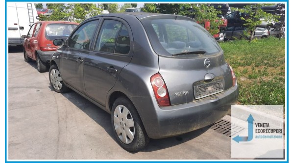 NISSAN MICRA K12E del 2004 parti usate e ricambi