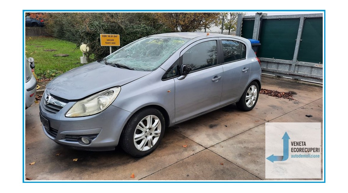 OPEL CORSA S07 del 2008 parti usate e ricambi - Tipo Motore Z12XEP