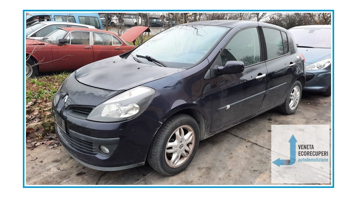 RENAULT CLIO 3a Serie  del 2007 parti usate e ricambi - Tipo Motore D4FD7