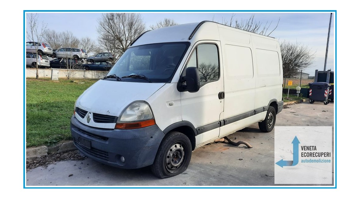 RENAULT MASTER  del 2008 parti usate e ricambi - Tipo Motore G9UA6