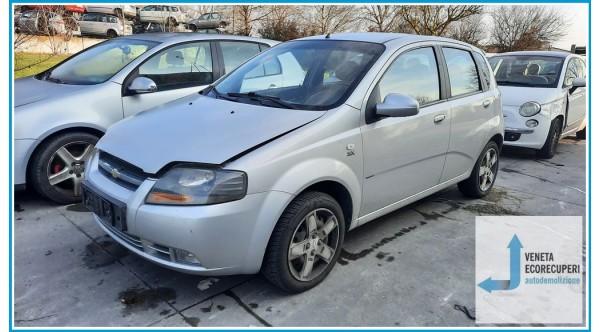 CHEVROLET (DAEWOO) KALOS T200 del 2007 parti usate e ricambi - Tipo Motore B12S1