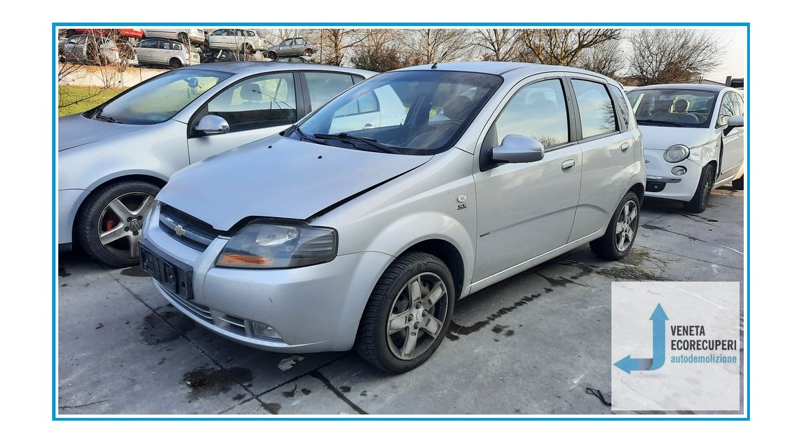 CHEVROLET (DAEWOO) KALOS T200 del 2007 parti usate e ricambi - Tipo Motore B12S1