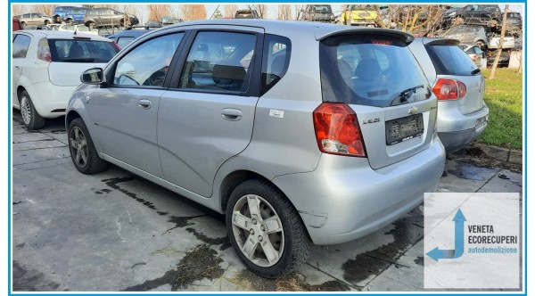 CHEVROLET (DAEWOO) KALOS T200 del 2007 parti usate e ricambi - Tipo Motore B12S1