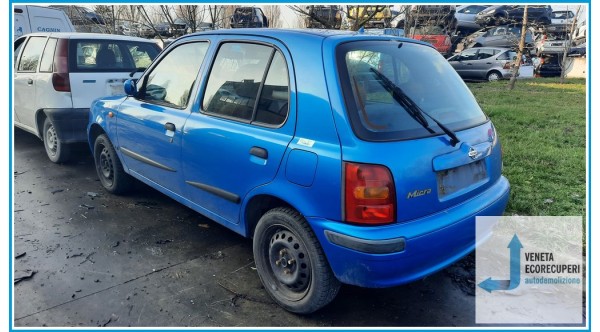 NISSAN MICRA K11E del 2000 parti usate e ricambi - Tipo Motore CG13
