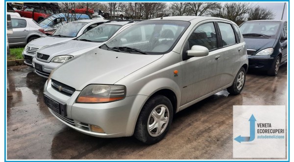 CHEVROLET (DAEWOO) KALOS T200 del 2005 parti usate e ricambi - Tipo Motore B12S1