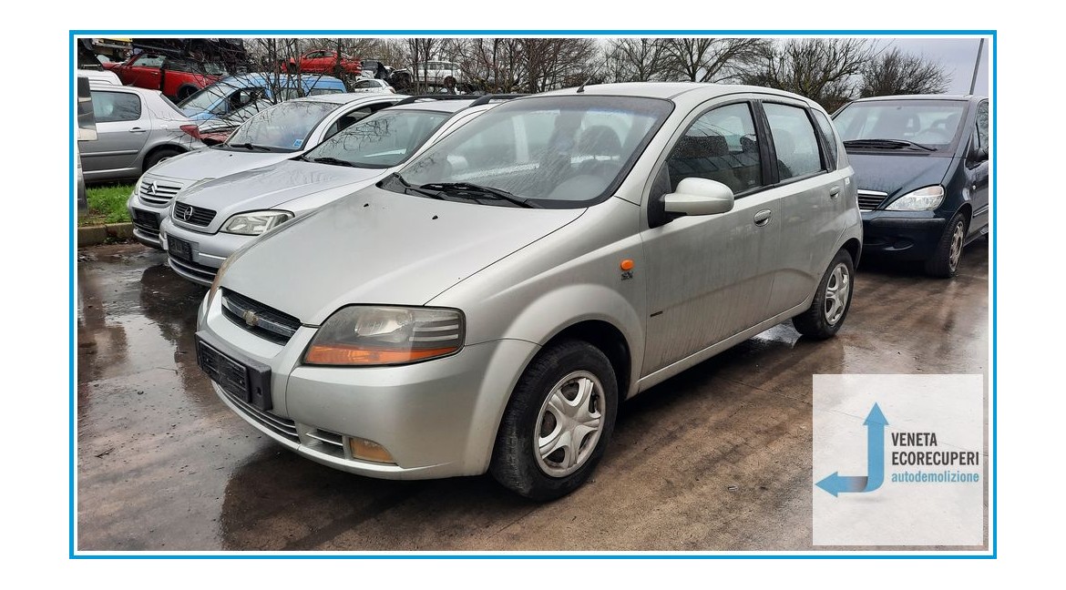 CHEVROLET (DAEWOO) KALOS T200 del 2005 parti usate e ricambi - Tipo Motore B12S1