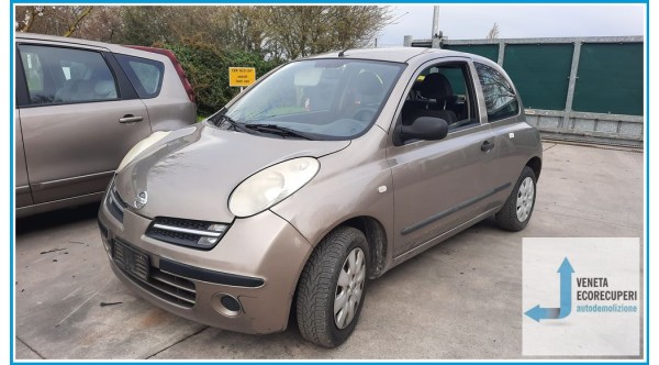 NISSAN MICRA K12E del 2005 parti usate e ricambi - Tipo Motore CR12