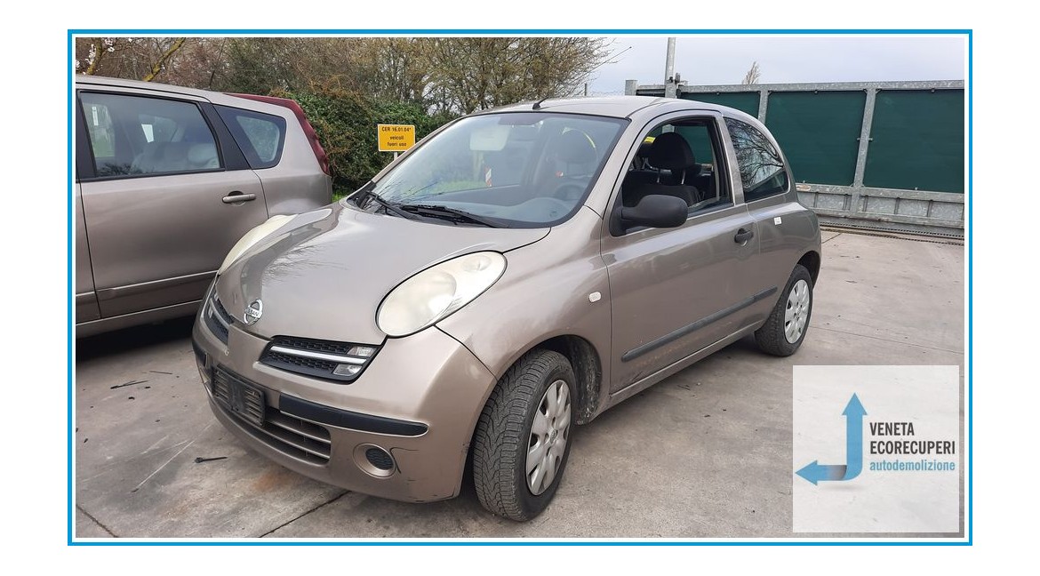 NISSAN MICRA K12E del 2005 parti usate e ricambi - Tipo Motore CR12