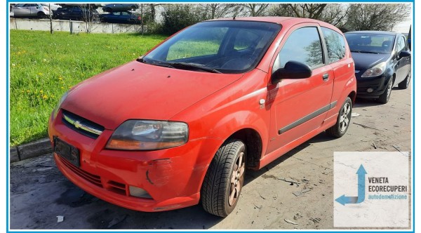 CHEVROLET (DAEWOO) KALOS T200 del 2006 parti usate e ricambi - Tipo Motore B12S1