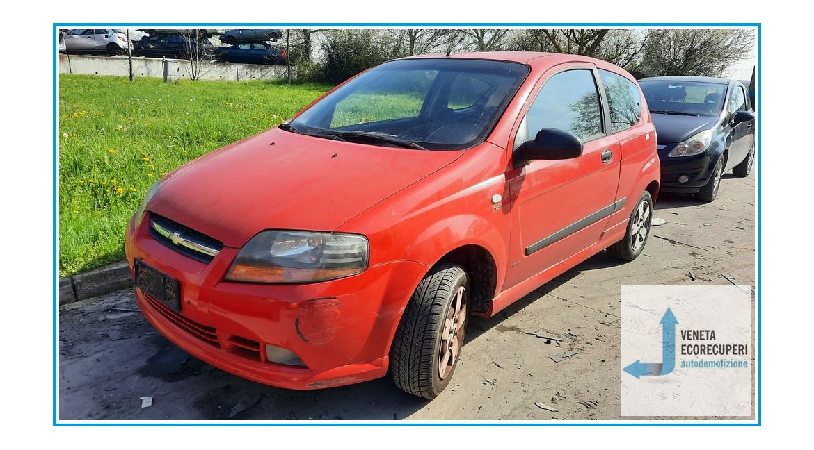 CHEVROLET (DAEWOO) KALOS T200 del 2006 parti usate e ricambi - Tipo Motore B12S1