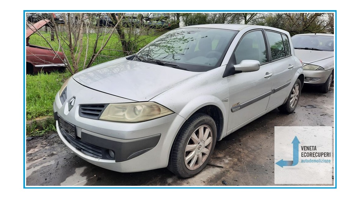RENAULT MEGANE 2a Serie  del 2008 parti usate e ricambi - Tipo Motore K9KP7
