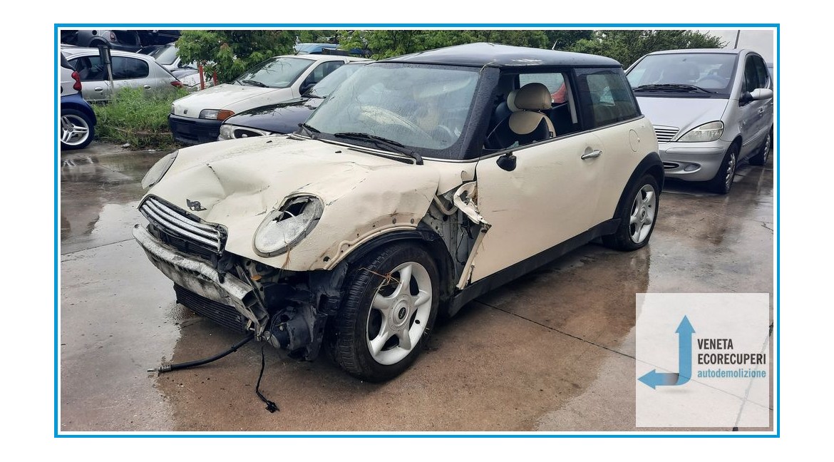 MINI MINI R50/R53 del 2002 parti usate e ricambi - Tipo Motore W10B16A