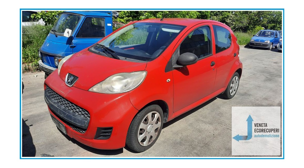 PEUGEOT 107  del 2009 parti usate e ricambi - Tipo Motore 1KR