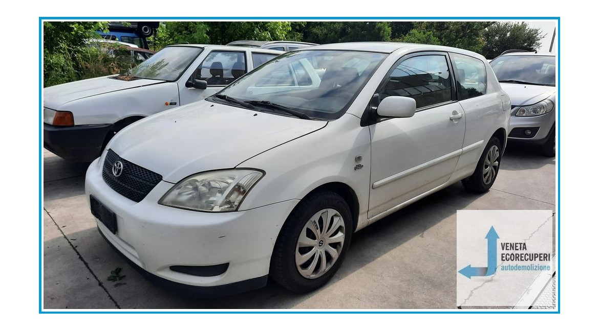 TOYOTA COROLLA 5p  del 2002 parti usate e ricambi - Tipo Motore 1CDFTV