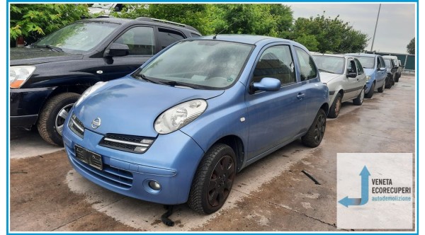 NISSAN MICRA K12E del 2007 parti usate e ricambi - Tipo Motore CR12
