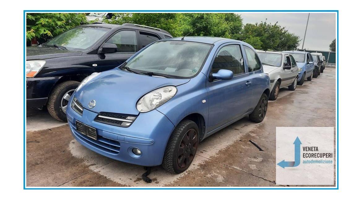 NISSAN MICRA K12E del 2007 parti usate e ricambi - Tipo Motore CR12