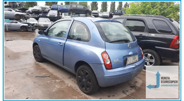 NISSAN MICRA K12E del 2007 parti usate e ricambi - Tipo Motore CR12