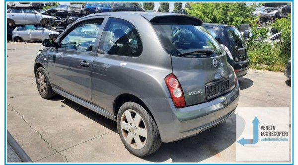 NISSAN MICRA K12E del 2006 parti usate e ricambi - Tipo Motore CR12