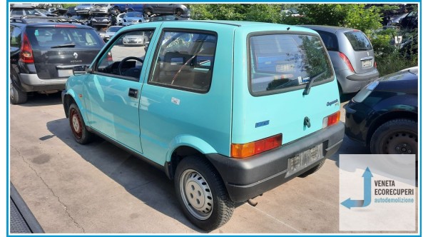FIAT CINQUECENTO NM del 1998 parti usate e ricambi - Tipo Motore 1170A1046