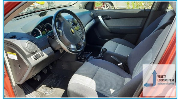CHEVROLET (DAEWOO) AVEO T250 del 2009 parti usate e ricambi - Tipo Motore B12D1